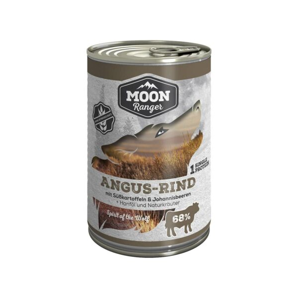 MOON Ranger Angus Rind mit Süßkartoffeln & Johannisbeere 6x400g