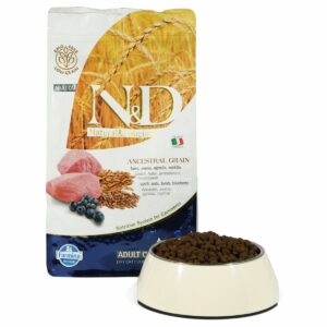 N&D Katzenfutter Adult getreidearm Lamm und Heidelbeere 1