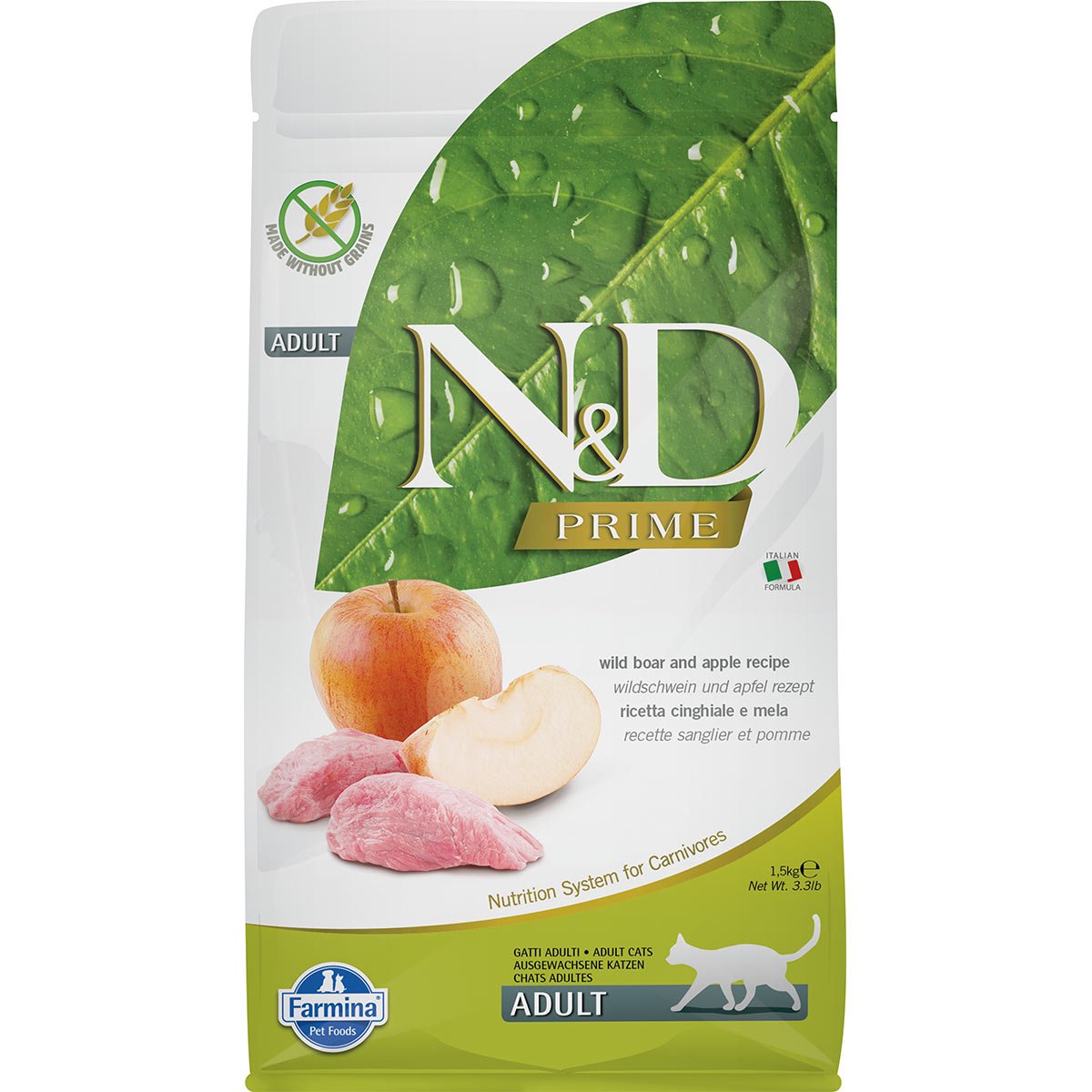 N&D Katzenfutter Wildschwein&Apfel Adult getreidefrei 1