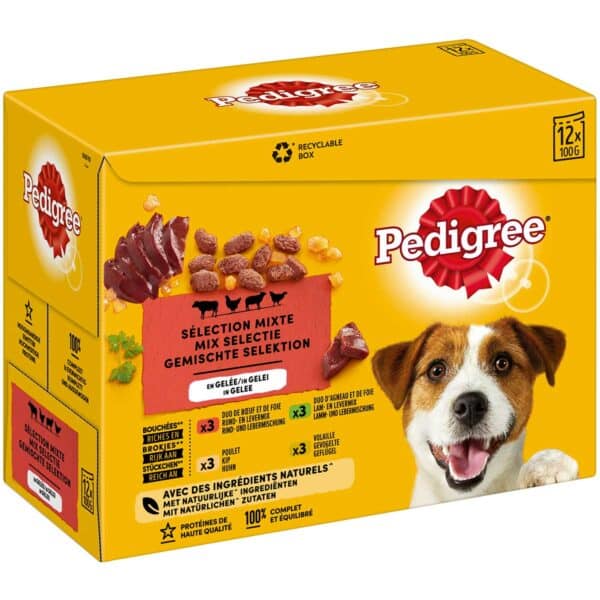 PEDIGREE Pouch Adult Gem. Selektion Multipack 1 24x100g