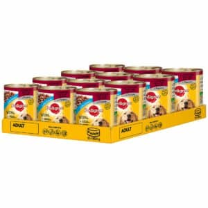 Pedigree Dose mit 3 Sorten Rind