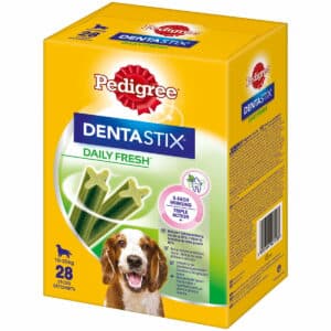 Pedigree DentaStix Fresh 28 Stück für mittelgroße Hunde