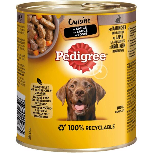 PEDIGREE Cuisine Sauce Kaninchen & Karotten 12x800g