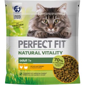 PERFECT FIT™ Katze Natural Vitality Adult 1+ mit Huhn und Truthahn 6x650g