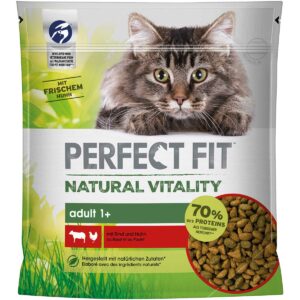PERFECT FIT Katze Natural Vitality Adult 1+ mit Rind und Huhn 650g