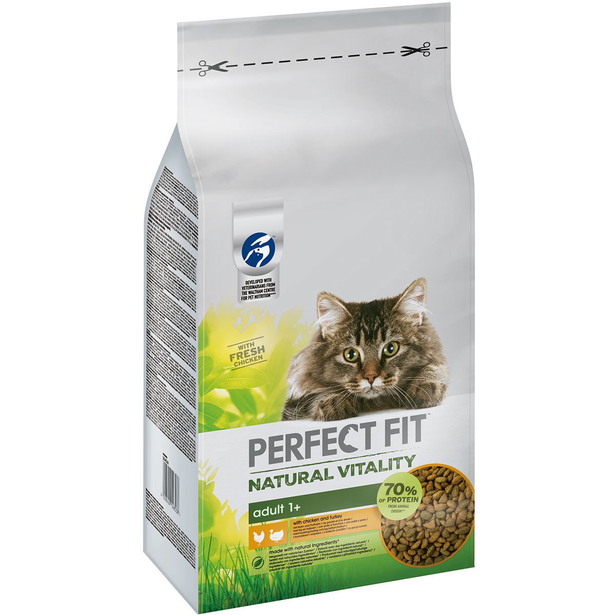 PERFECT FIT™ Katze Natural Vitality Adult 1+ mit Huhn und Truthahn 6kg