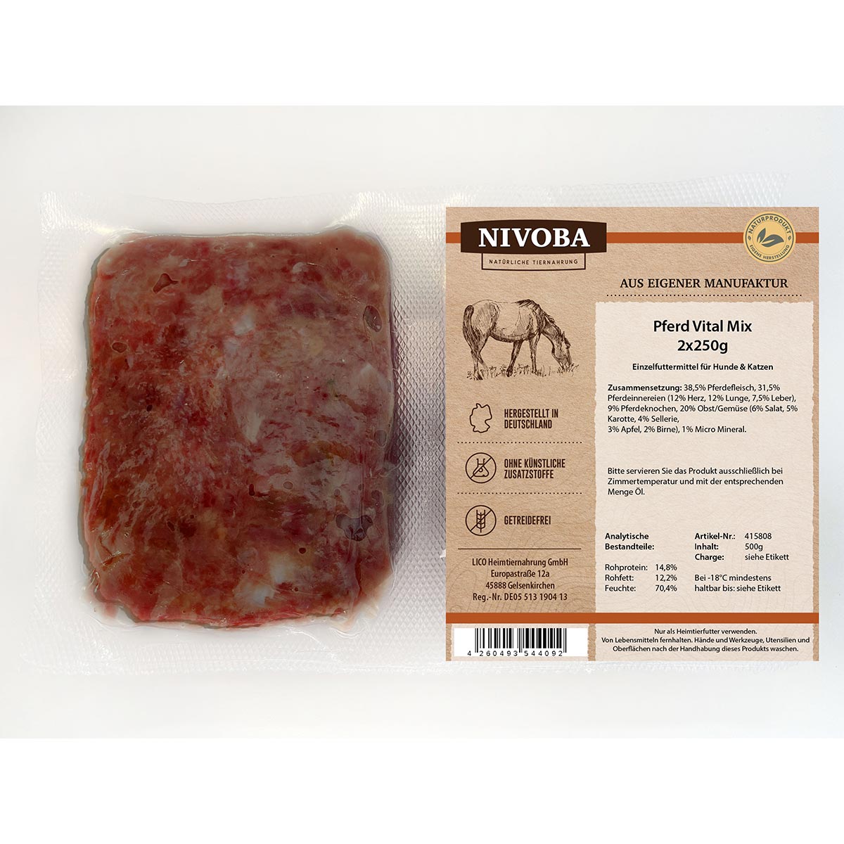 Nivoba Pferd Vital Mix 28x2x250g