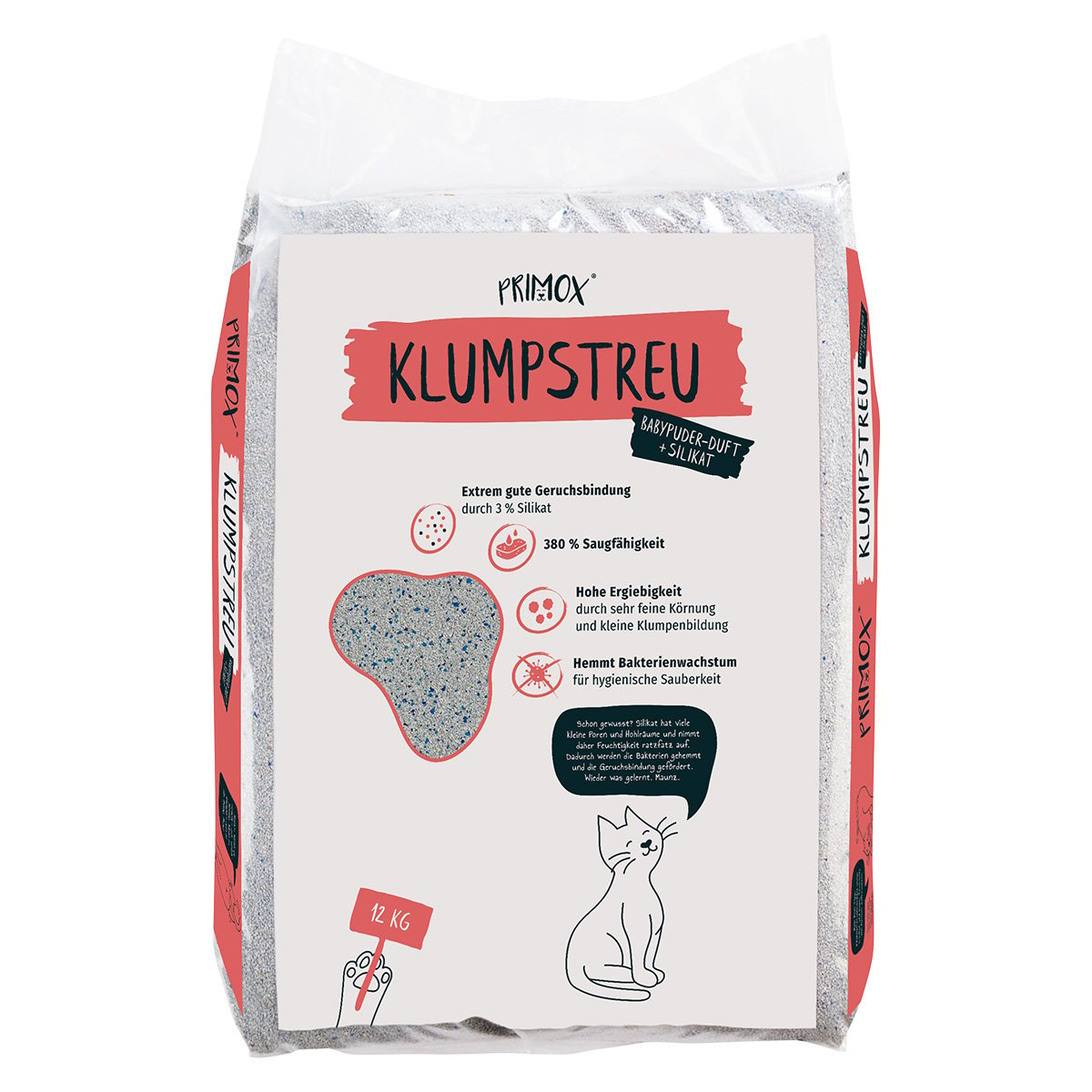 PRIMOX® KLUMPSTREU Babypuderduft + 3% Silikat 12kg