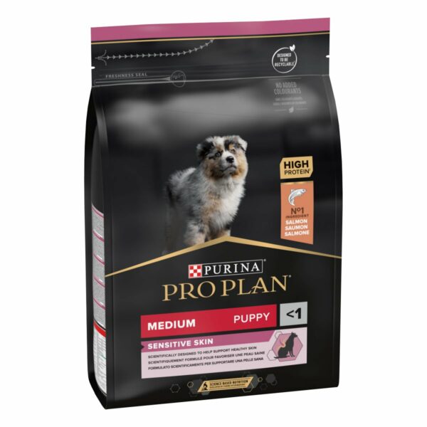 PRO PLAN Medium Puppy Sensitive Skin Lachs 2x3kg