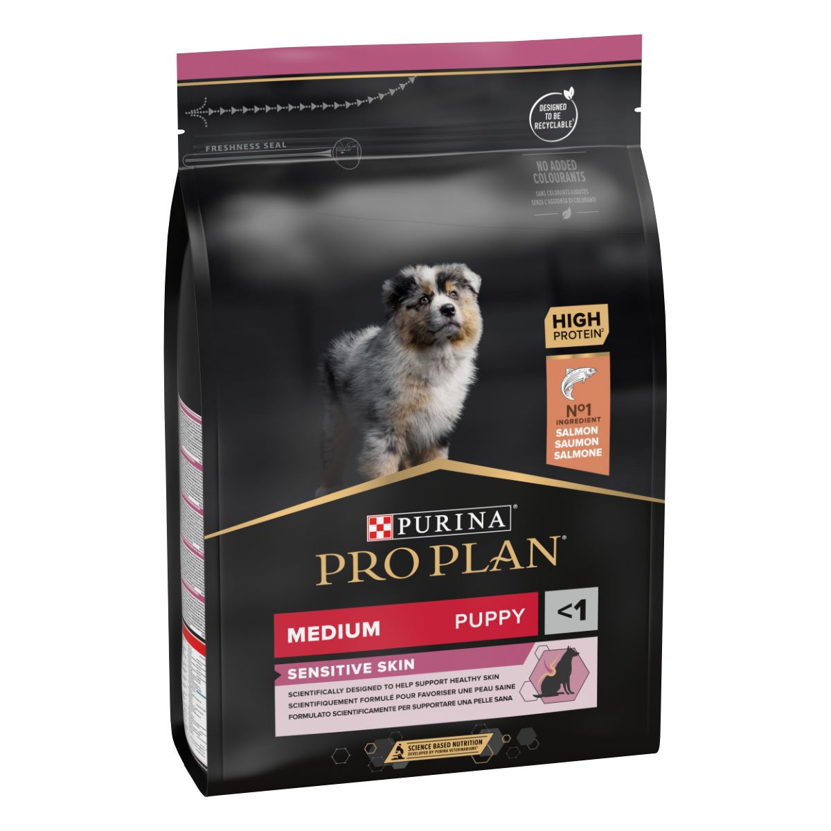 PRO PLAN Medium Puppy Sensitive Skin Lachs 3kg