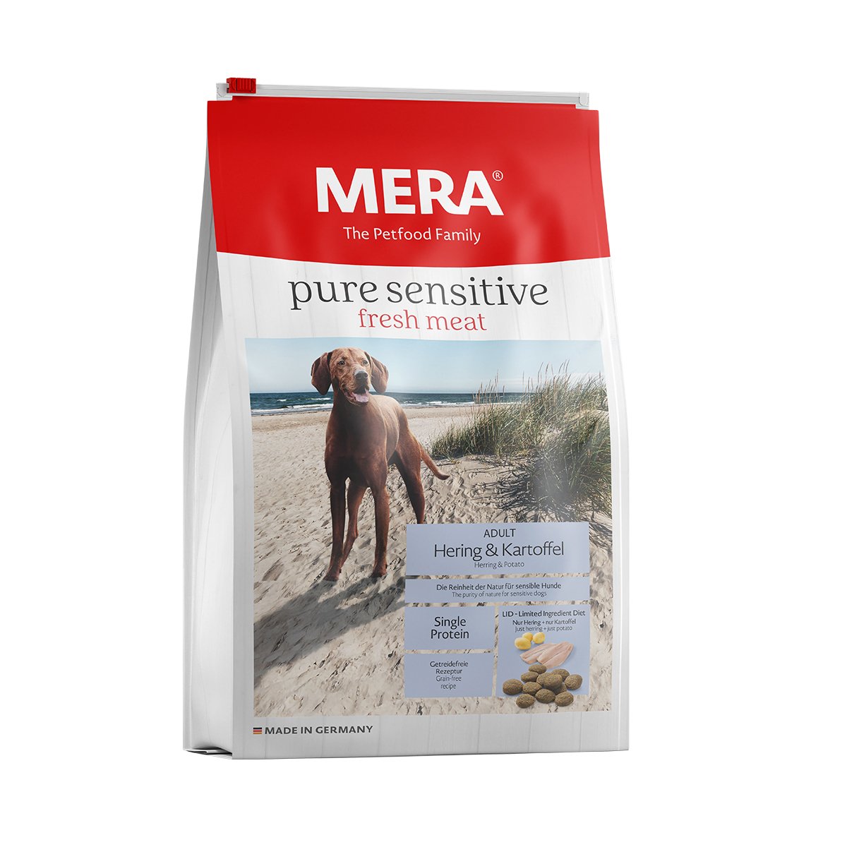MERA pure sensitive fresh meat Adult Hering und Kartoffel 2x12