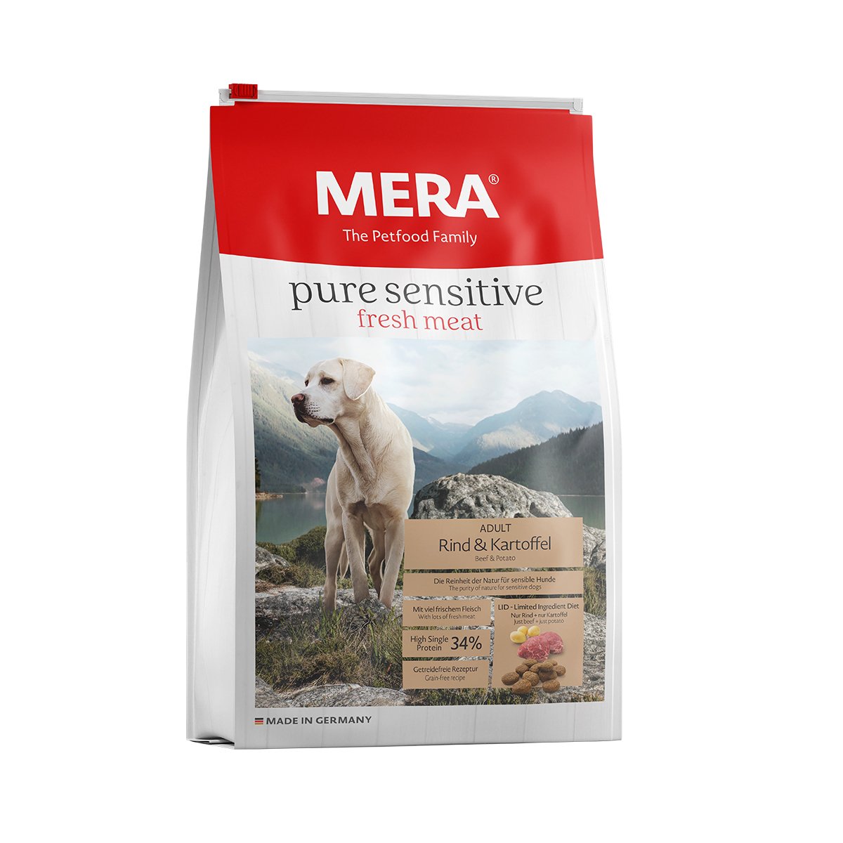 MERA pure sensitive fresh meat Adult Rind und Kartoffel 2x12
