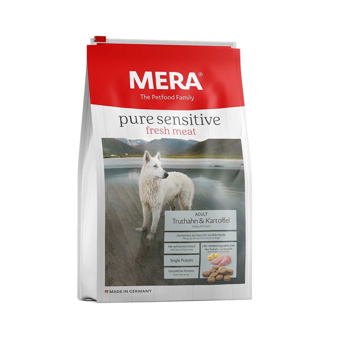 MERA pure sensitive fresh meat Adult Truthahn und Kartoffel 12