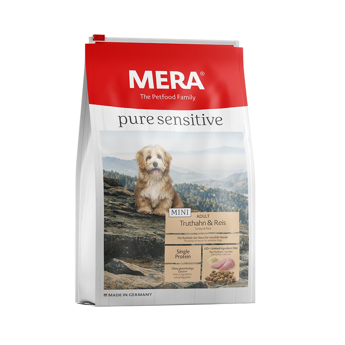 MERA pure sensitive Mini Adult Truthahn und Reis 4kg