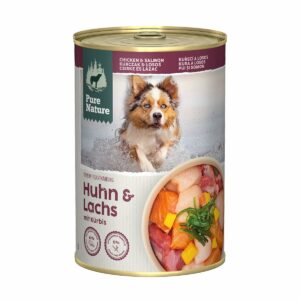 Pure Nature ADULT Huhn & Lachs mit Kürbis 6x400g