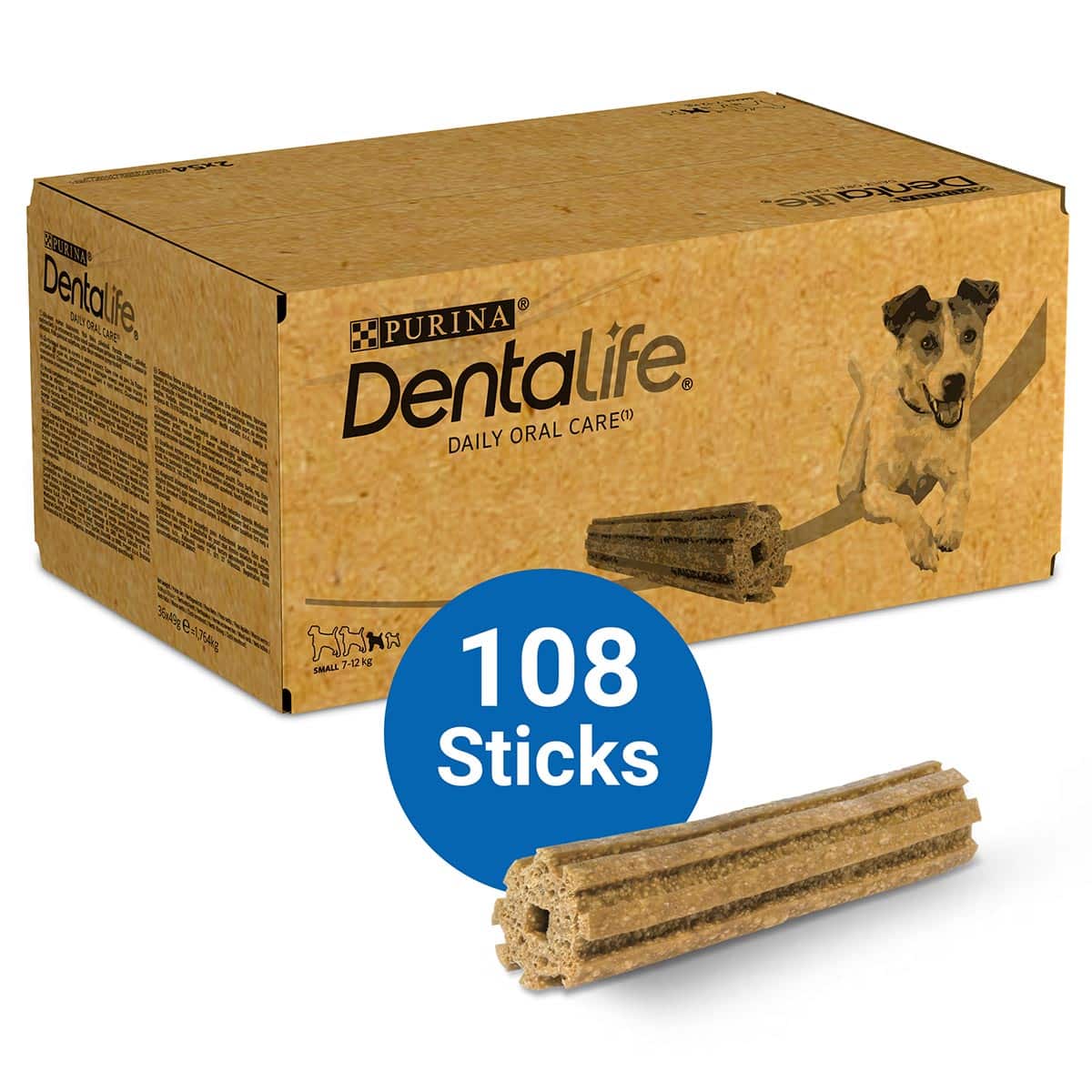 PURINA DENTALIFE Tägliche Zahnpflege-Snacks für kleine Hunde 2x54 Sticks