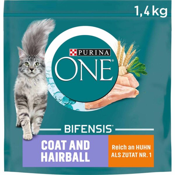 PURINA ONE BIFENSIS COAT & HAIRBALL Huhn 1