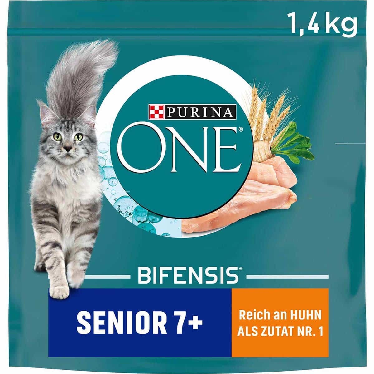 PURINA ONE BIFENSIS SENIOR 7+ Huhn 1