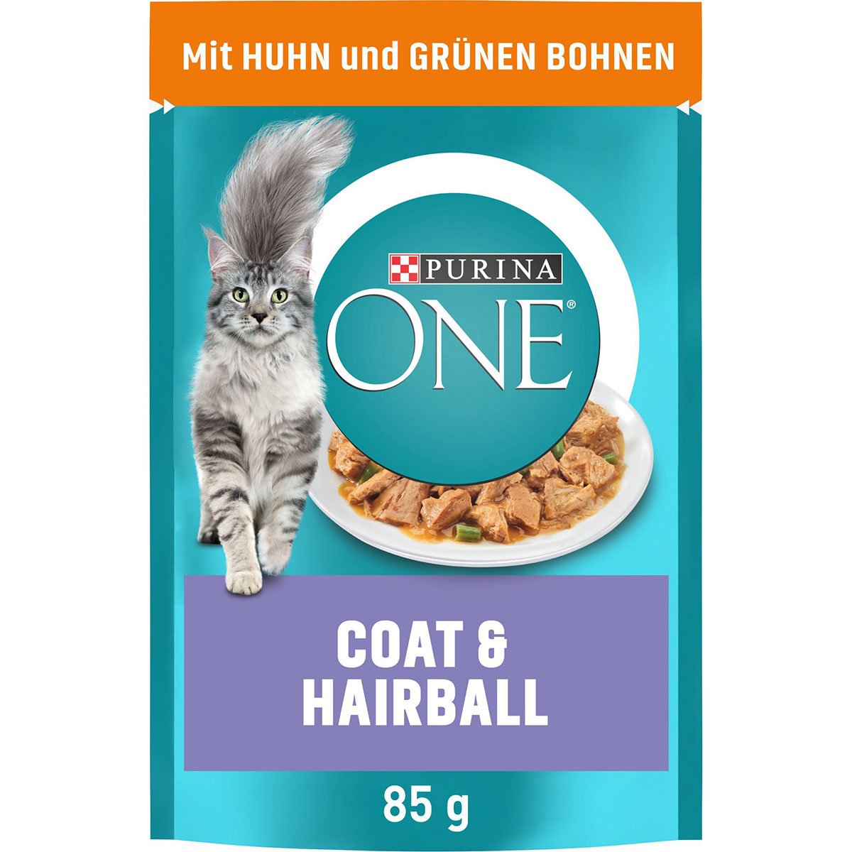 PURINA ONE COAT & HAIRBALL in Sauce Huhn 26x85g