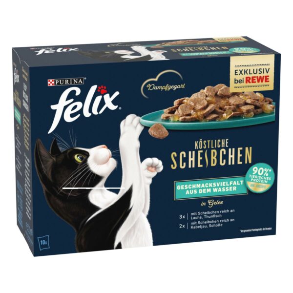 FELIX Köstliche Scheibchen Geschmacksvielfalt aus dem Wasser 60x80g