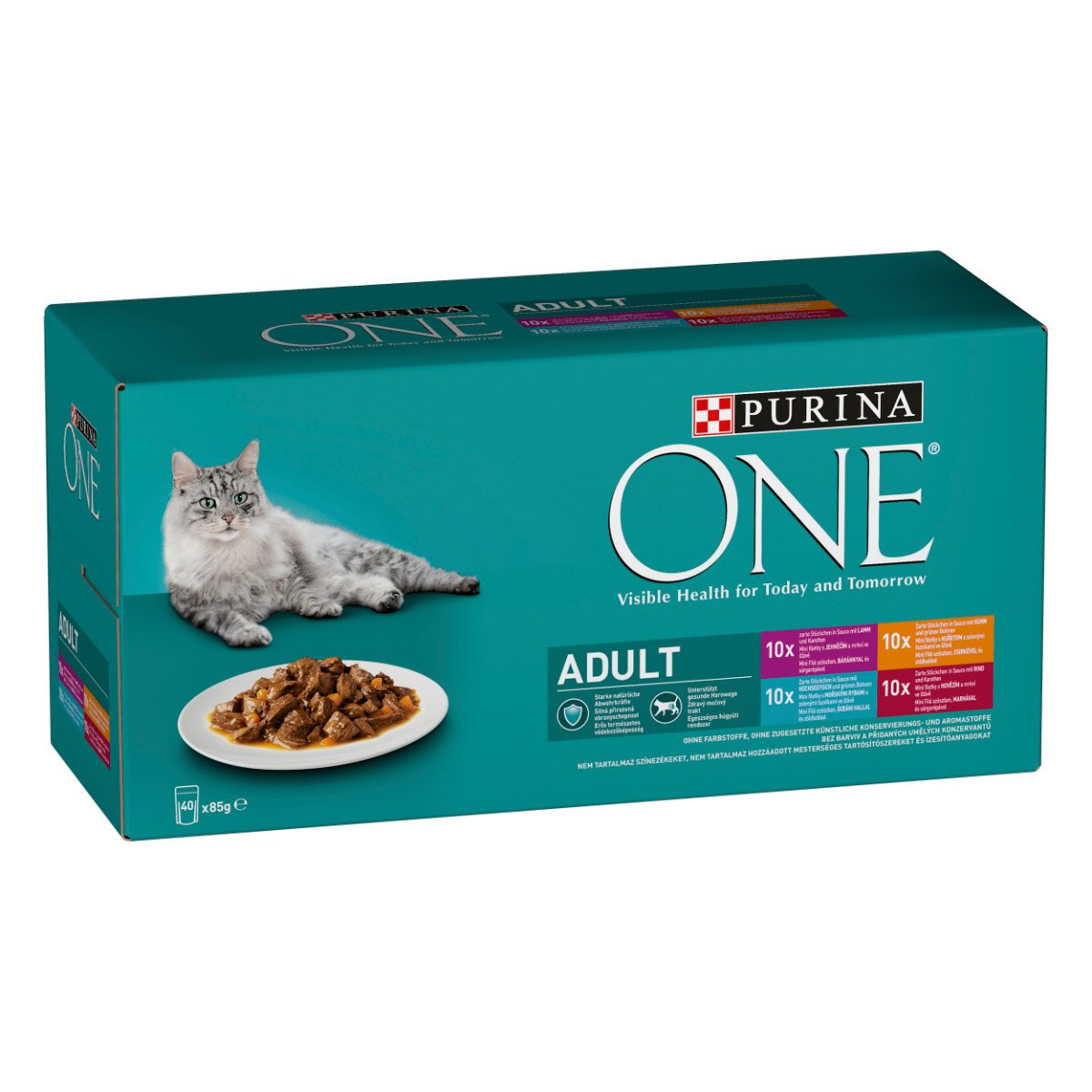 PURINA ONE Adult in Sauce Sorten-Mix 40x85g