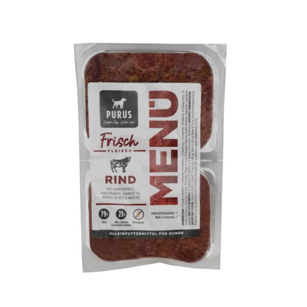 Purus Frischfleisch Menü Rind 6