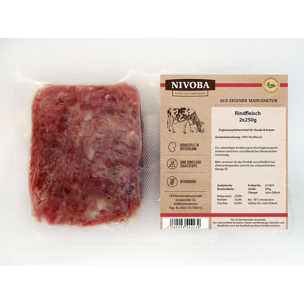 Nivoba Rindfleisch 56x2x250g