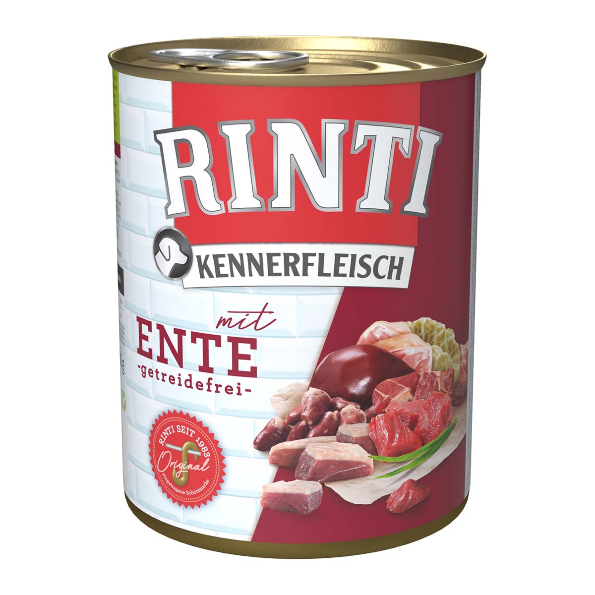 Rinti Kennerfleisch mit Ente 12x800g