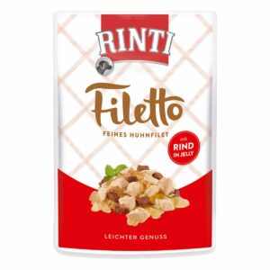 Rinti Filetto Huhn & Rind in Jelly 24x100g