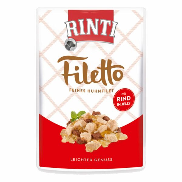 Rinti Filetto Huhn & Rind in Jelly 24x100g