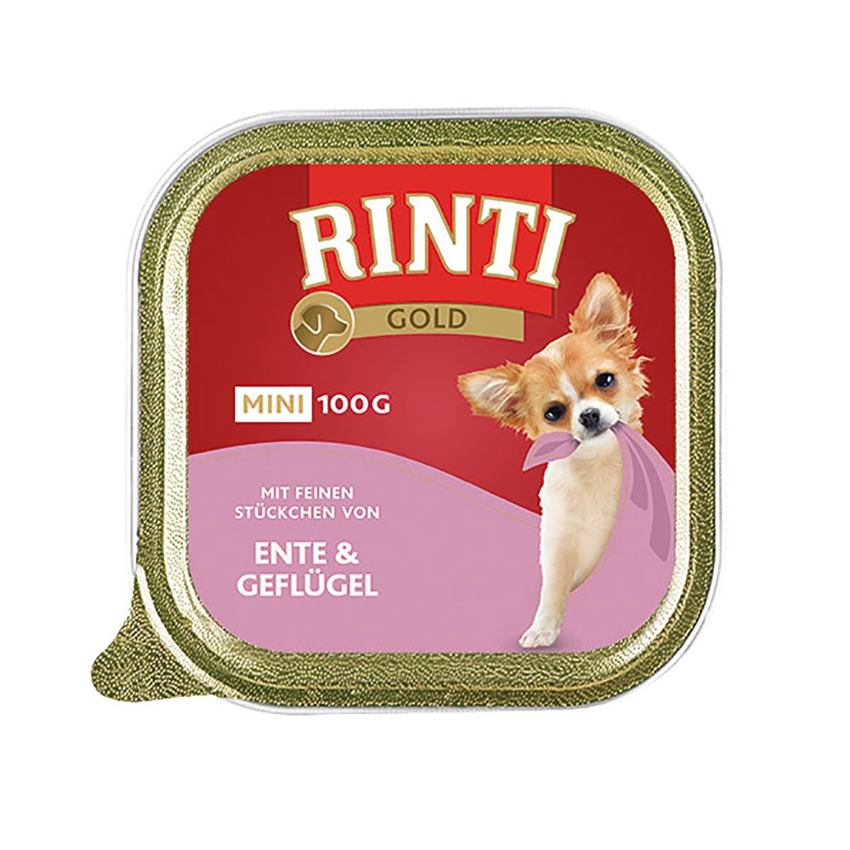 Rinti Gold Mini feine Stückchen von Ente & Geflügel 16x100g