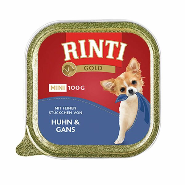 Rinti Gold Mini feine Stückchen von Huhn & Gans 48x100g