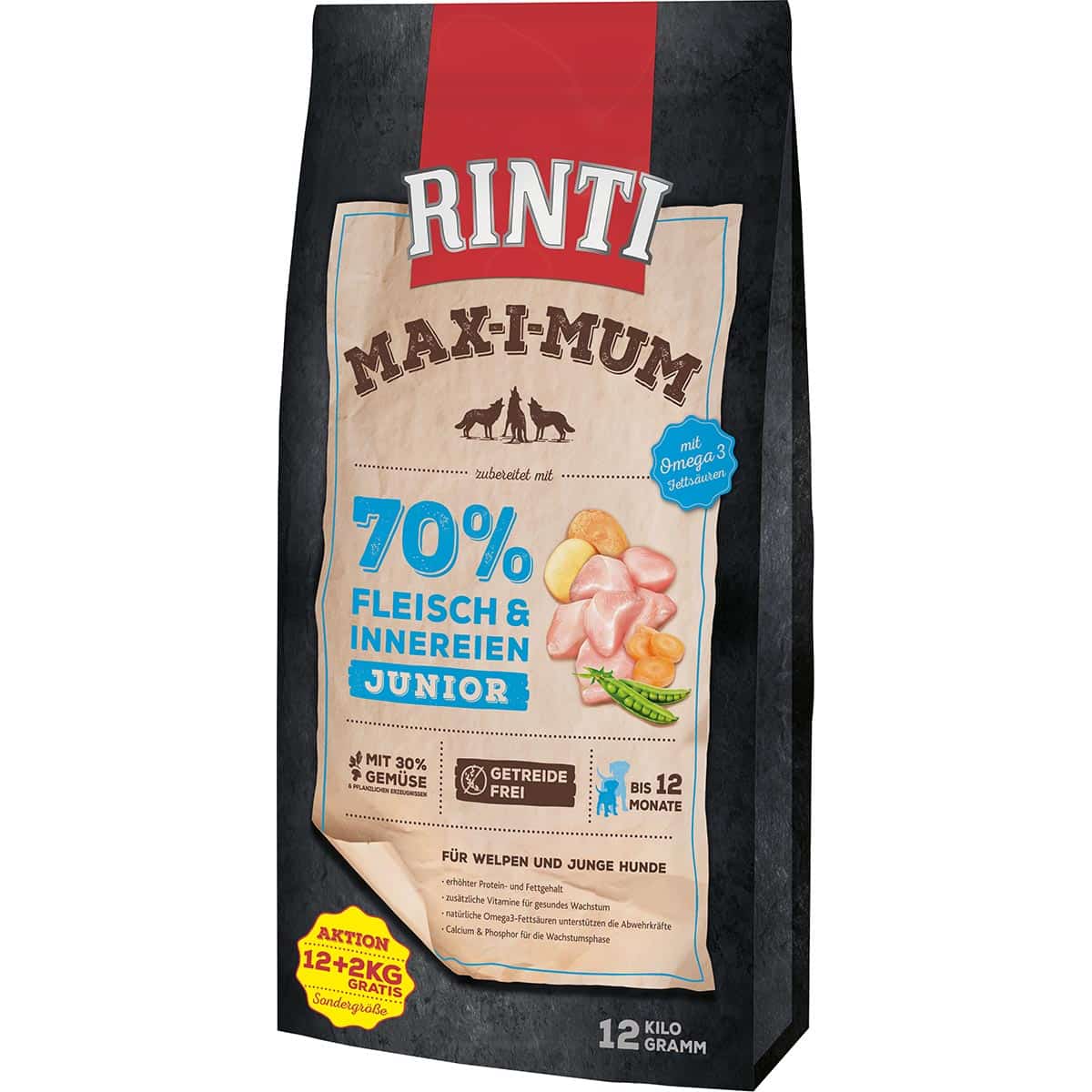 Rinti Max-i-Mum Junior Huhn 12+2kg