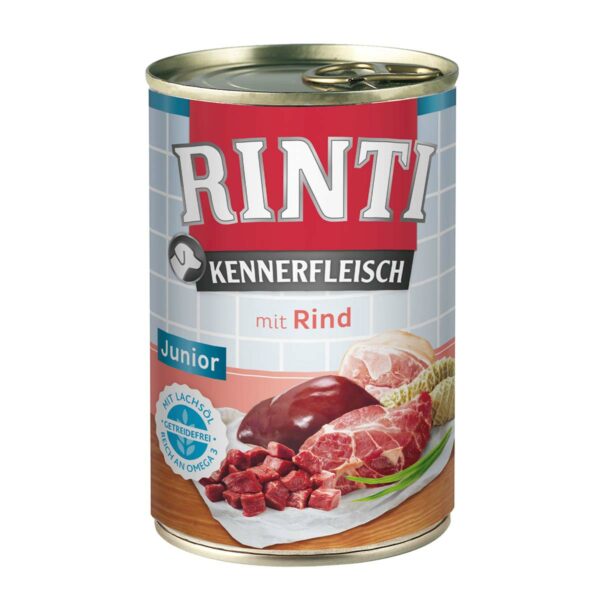 Rinti Kennerfleisch Junior mit Rind 6x400g