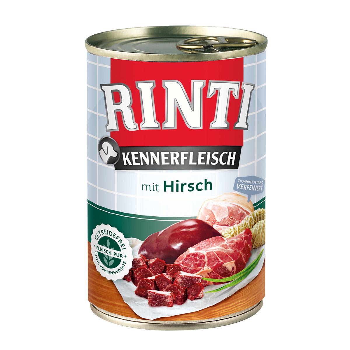 Rinti Kennerfleisch mit Hirsch 24x400g