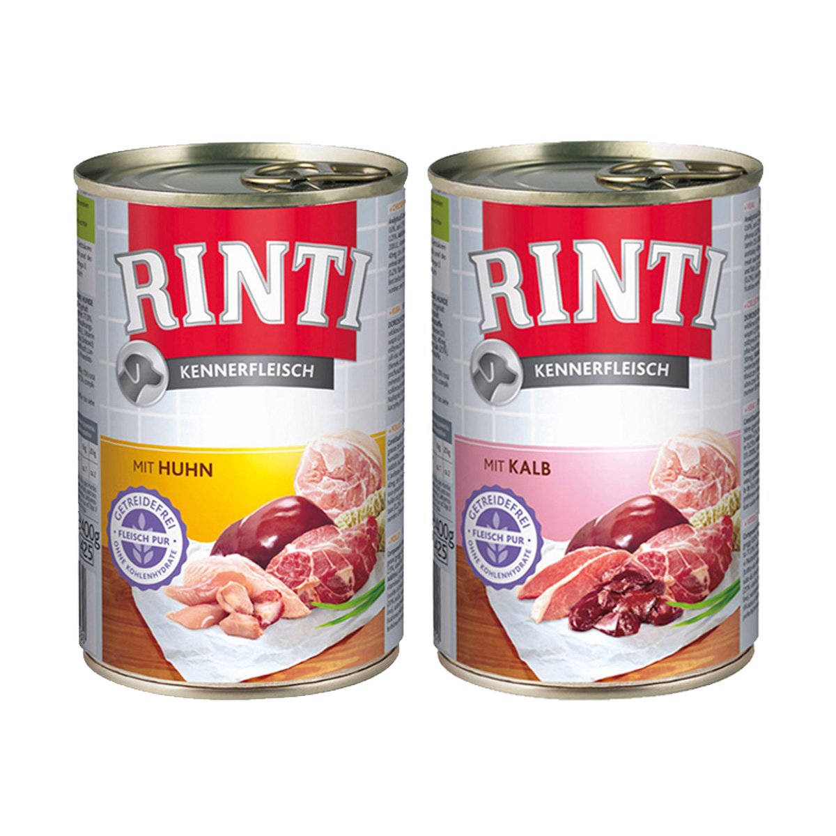 Rinti Kennerfleisch Mix Huhn & Kalb 24x400g