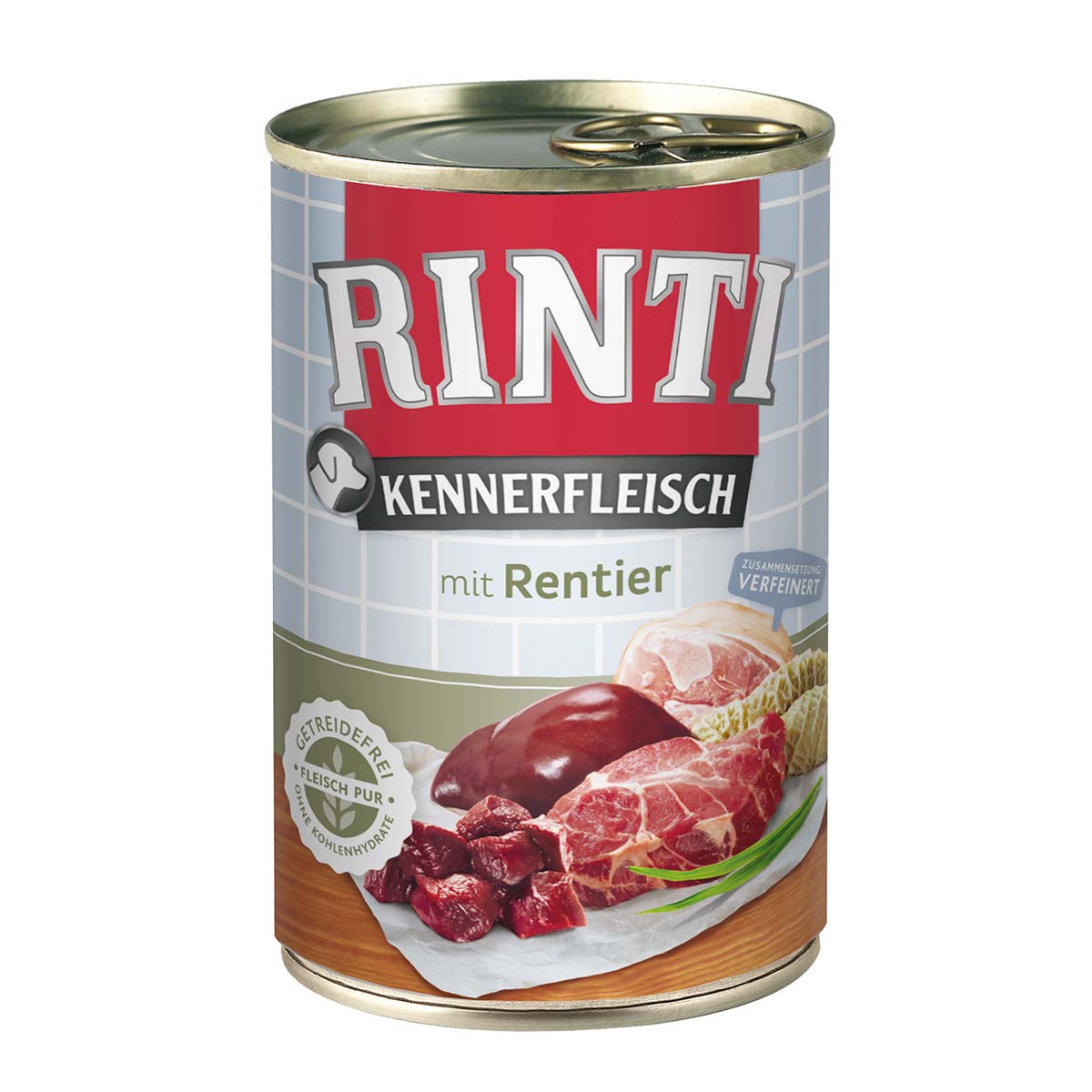 Rinti Kennerfleisch mit Rentier 24x400g