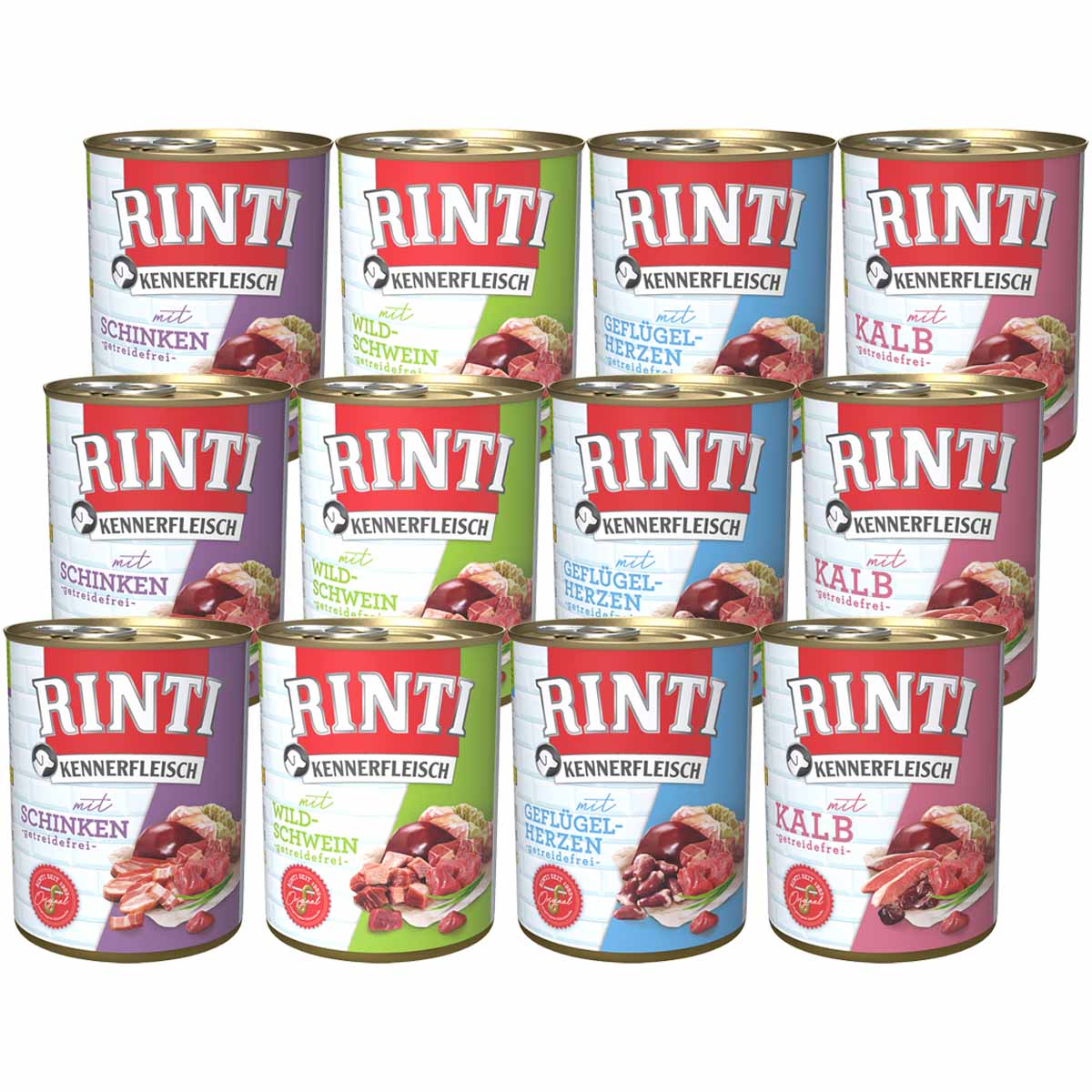 Rinti Kennerfleisch Paket 1 12x800g