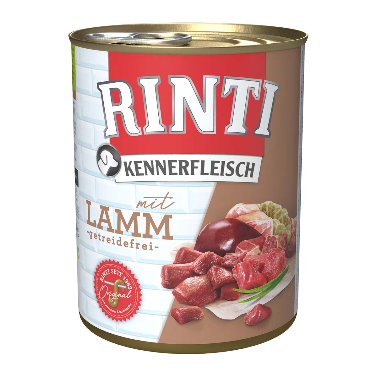 Rinti Kennerfleisch mit Lamm 24x800g