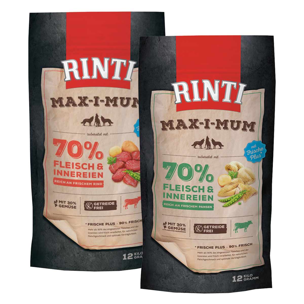 Rinti Max-i-Mum Rind und Pansen Mixpaket 2x12kg