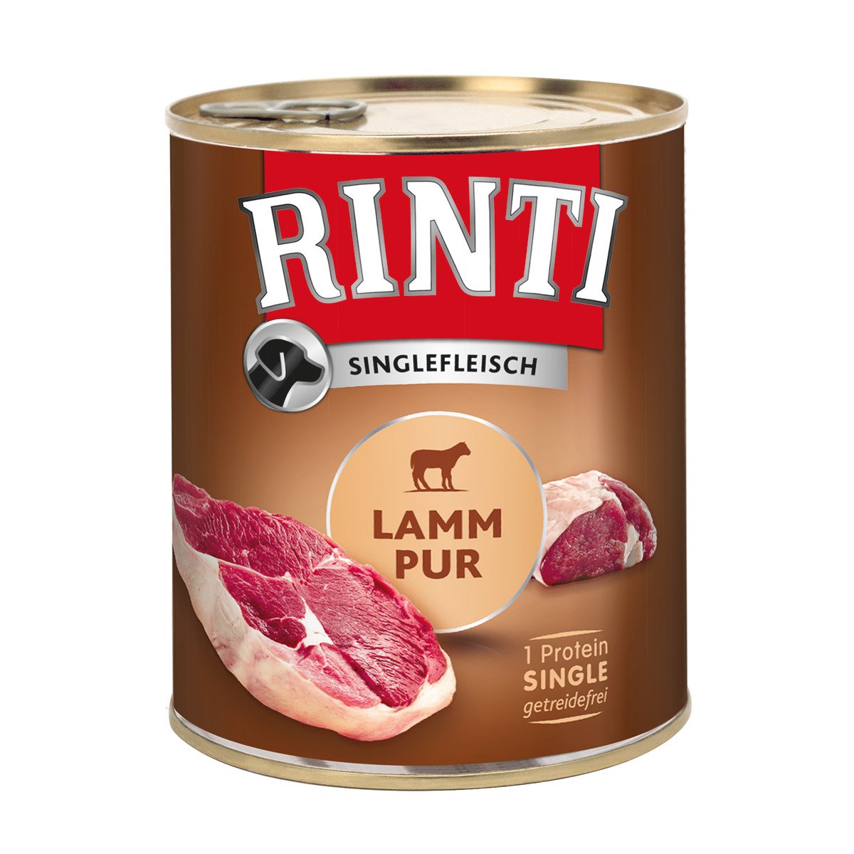 Rinti Singlefleisch Lamm pur 12x800g