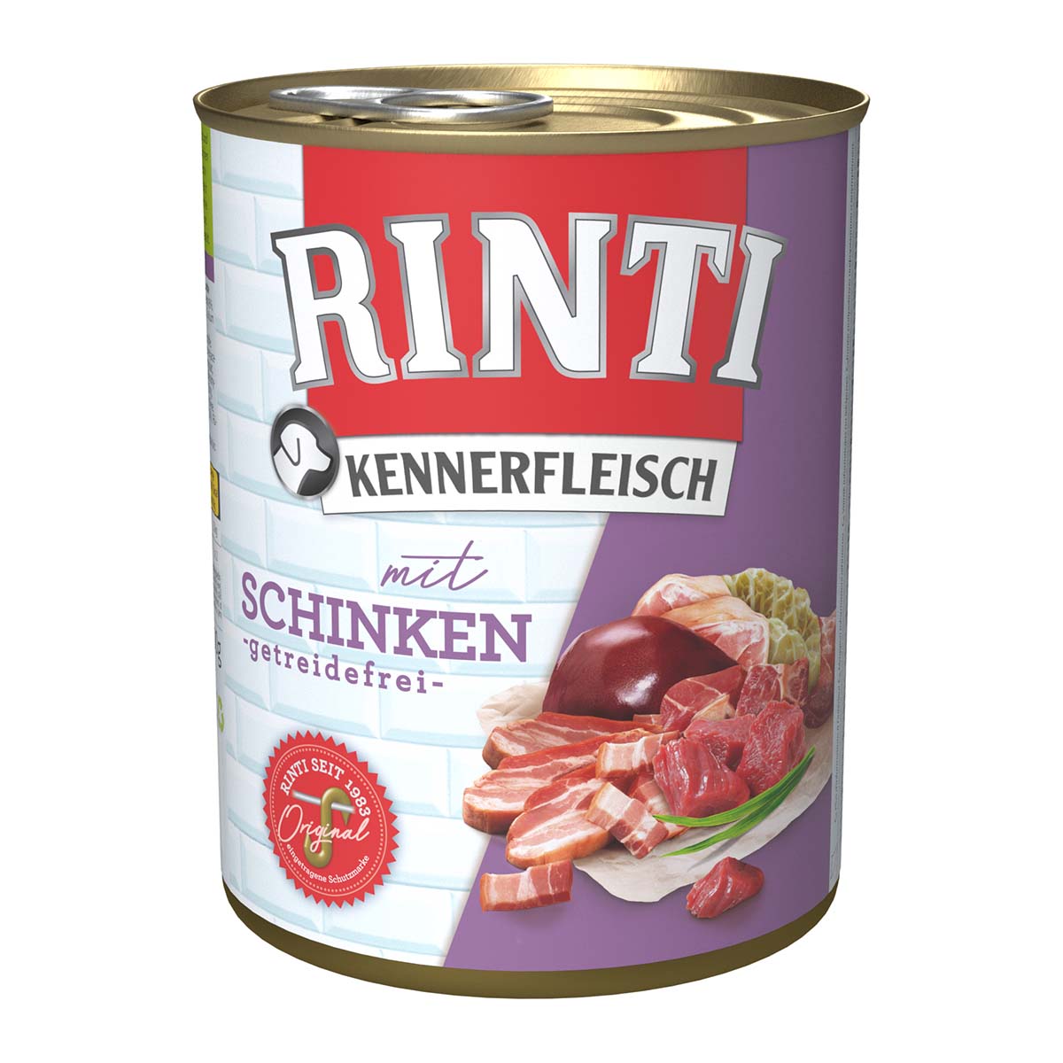 Rinti Kennerfleisch mit Schinken 24x800g