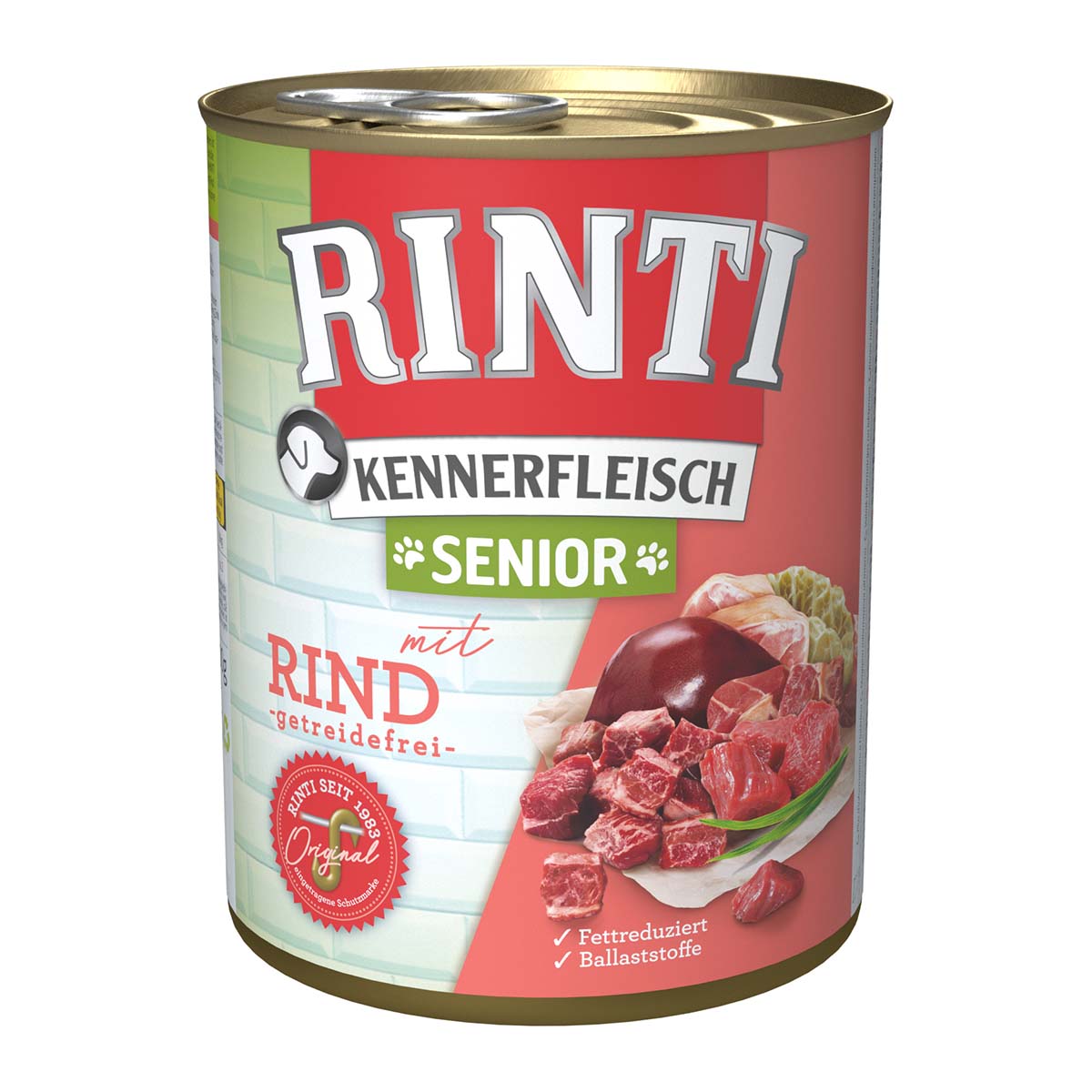 Rinti Kennerfleisch Senior mit Rind 12x800g