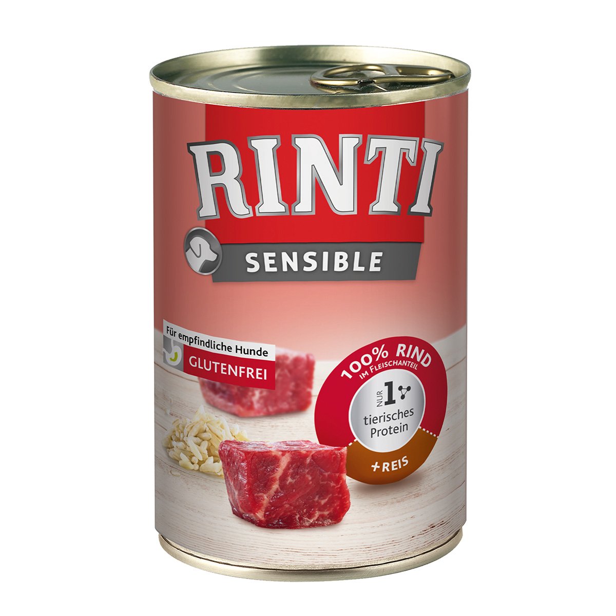 Rinti Sensible Rind & Reis 24x400g