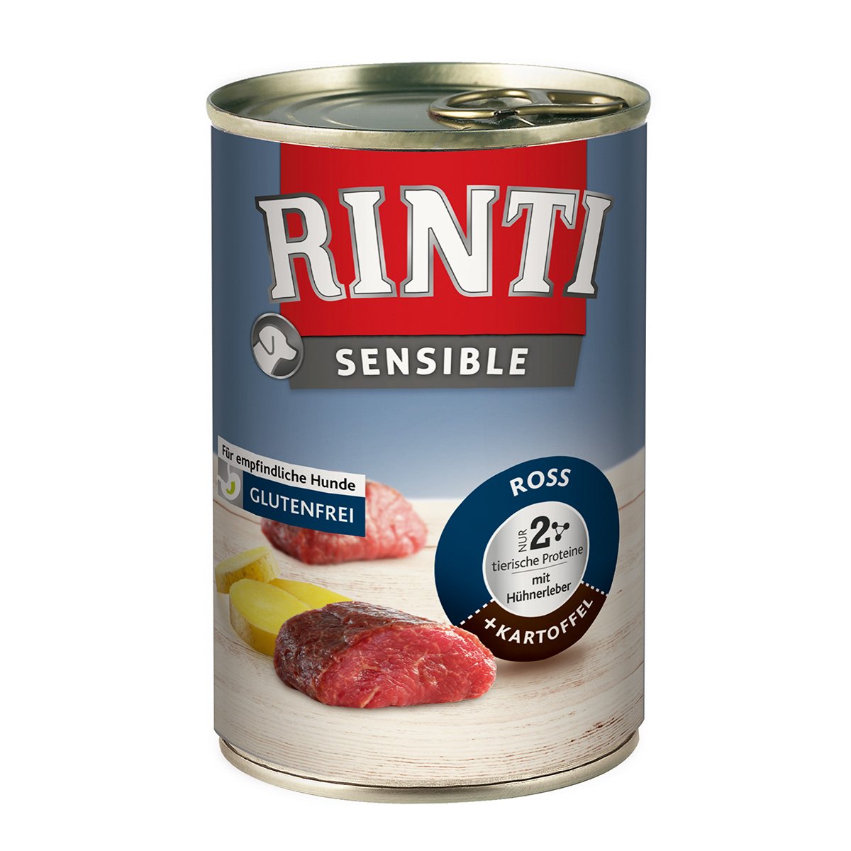 Rinti Sensible Ross & Hühnerleber & Kartoffel 6X400g