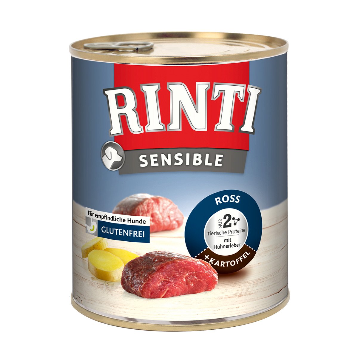 Rinti Sensible Ross & Hühnerleber & Kartoffel 12x800g