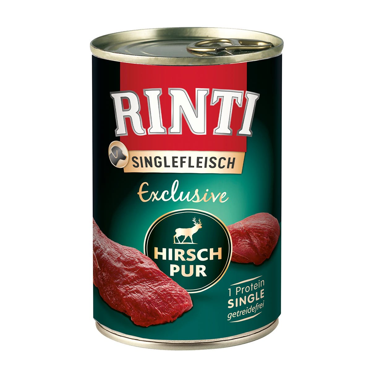 Rinti Singlefleisch Exclusive Hirsch pur 12x400g