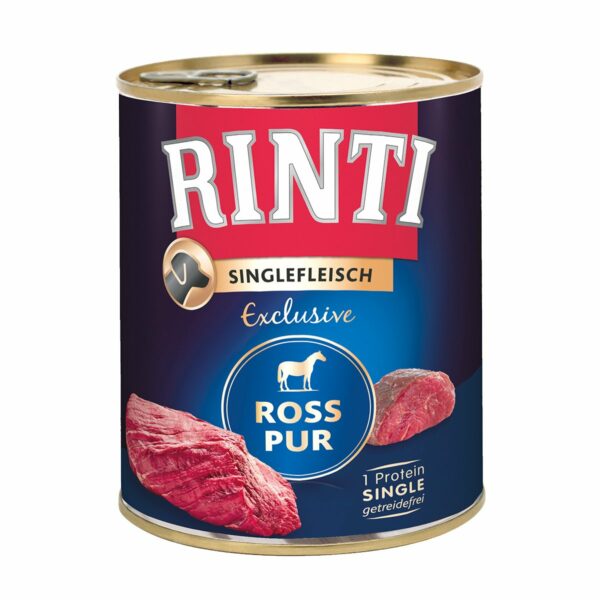 Rinti Singlefleisch Ross pur 6x800g