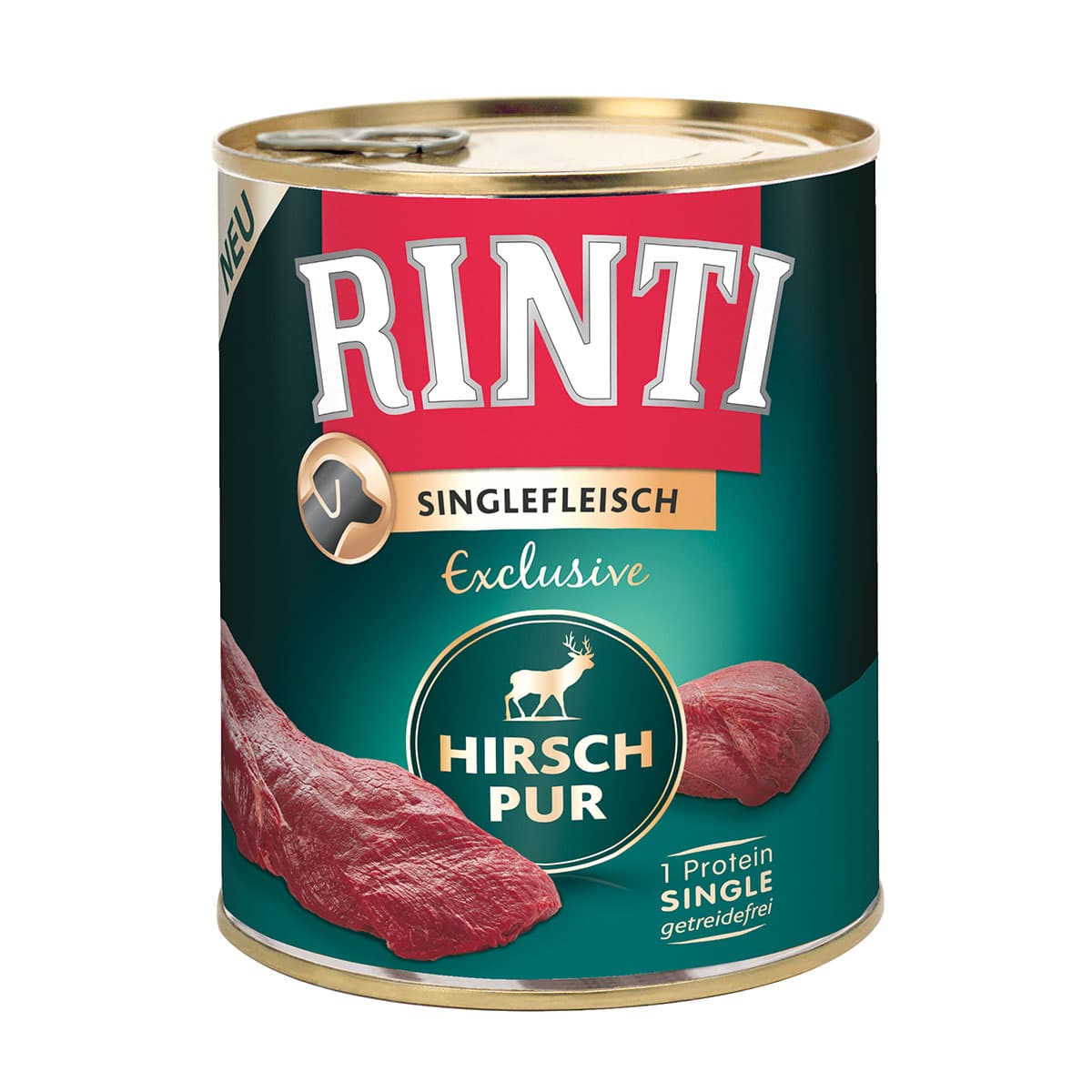 Rinti Single Hirsch pur 6x800g