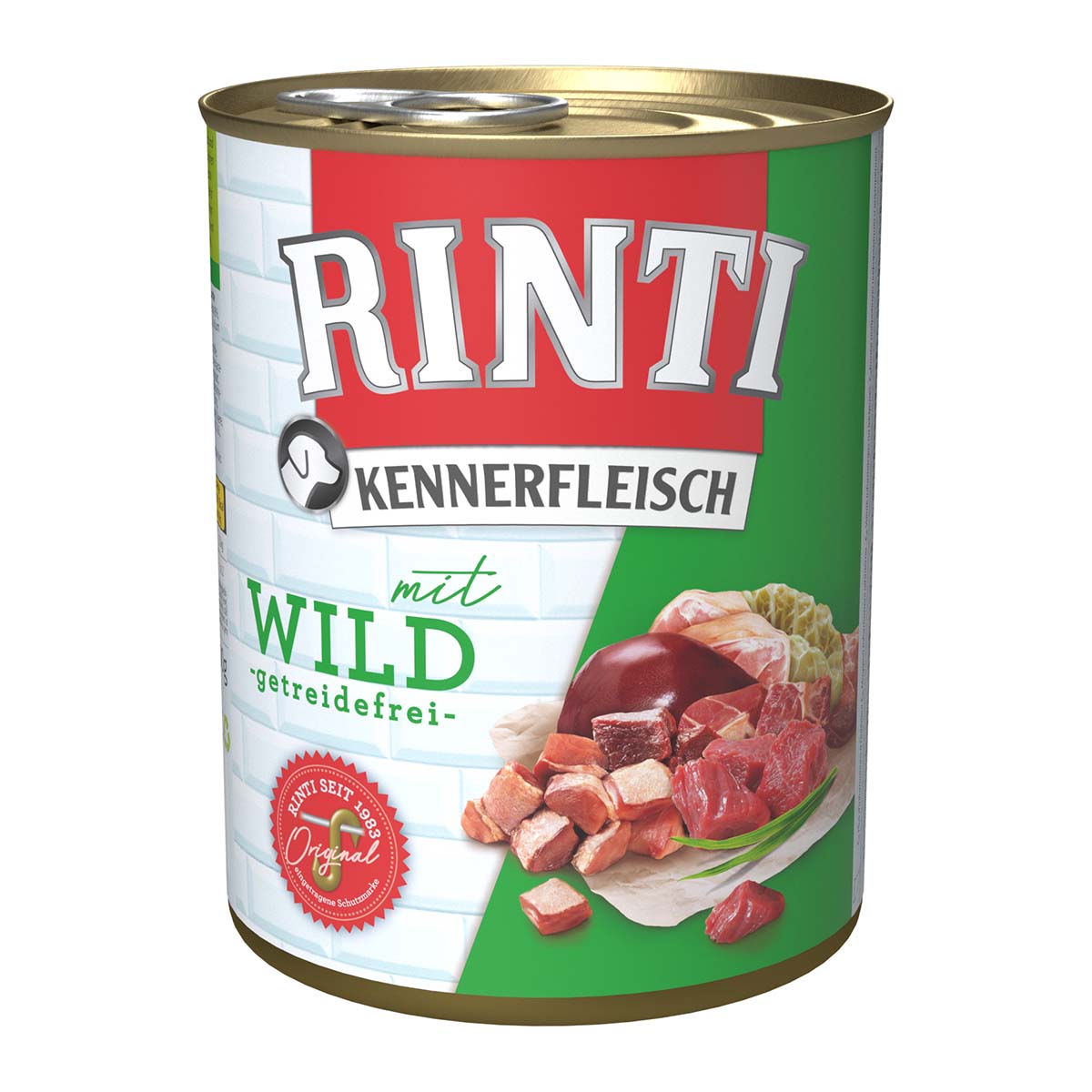 Rinti Kennerfleisch mit Wild 12x800g
